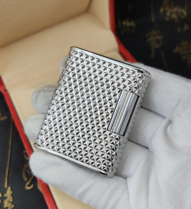 ST Dupont Silver Finish Lighter 