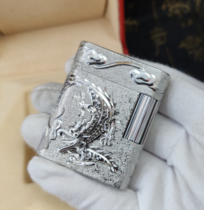 ST Dupont Silver Finish Lighter 
