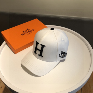 Hermes Baseball Cap Hats White 
