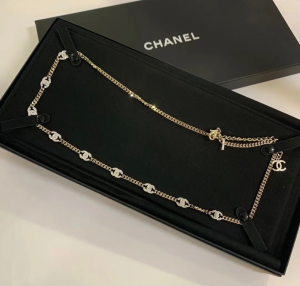 Luxury Womens Belts Chanel CC Logo Chain Belt A152PP240 AA159674