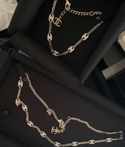 Luxury Womens Belts Chanel CC Logo Chain Belt A152PP240 AA159674