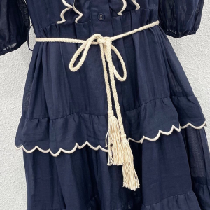 Luxury Womens Clothing Zimmermann Long Blue Dress SMLXL A154PP1280 AA159720