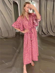 Luxury Womens Clothing Zimmermann Long Dress SMLXL A154PP1280 AA159714