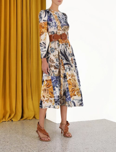 Luxury Womens Clothing Zimmermann Long Dress SMLXL A154PP1280 AA159715