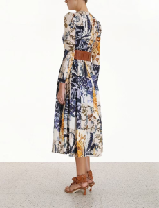 Luxury Womens Clothing Zimmermann Long Dress SMLXL A154PP1280 AA159715