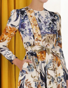 Luxury Womens Clothing Zimmermann Long Dress SMLXL A154PP1280 AA159715