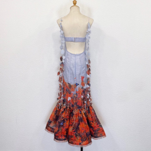 Luxury Womens Clothing Zimmermann Luminous Tiered Gown Dress SMLXL A154PP1280 AA159711