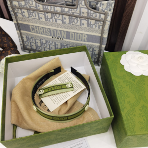 Luxury Womens Headband Gucci Green Headband A152PP110 AA159685