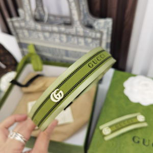 Luxury Womens Headband Gucci Green Headband A152PP110 AA159685