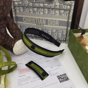 Luxury Womens Headband Gucci Green Headband A152PP110 AA159686