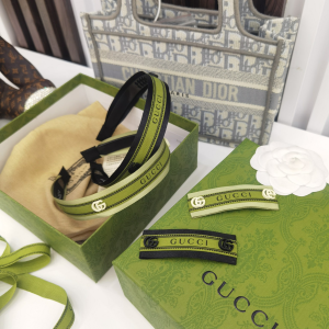 Luxury Womens Headband Gucci Green Headband A152PP110 AA159686