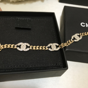 Luxury Womens Jewelry Chanel Bracelet Chanel CC Logo Link Bracelet A152PP130 AA159683