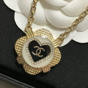 Chanel Necklace Chanel CC Love Chain Necklace 