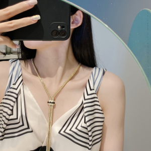 Luxury Womens Jewelry Chanel Necklace Chanel Gold Chain Necklace A152PP220 AA159704