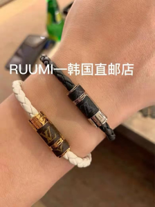 Luxury Womens Jewelry Louis Vuitton Bracelet LV Braided Bracelet A152PP110 AA159693