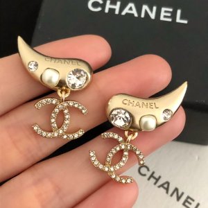 Chanel Earrings Chanel Crystals CC Earrings 