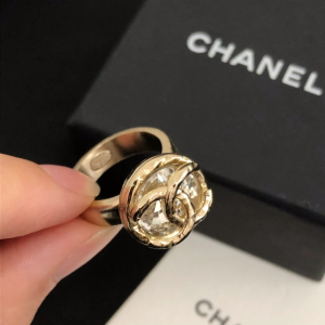Chanel Ring Chanel Gold CC Diamond Ring 