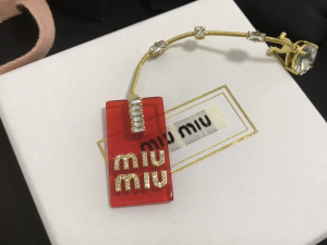 Miu Miu Hoop and Pendant Earrings 