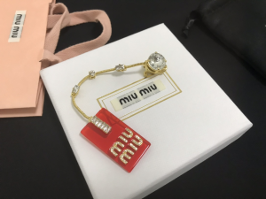 Luxury Womens Jewelry Miu Miu Hoop and Pendant Earrings A39PP130 AA159883