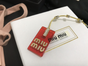 Luxury Womens Jewelry Miu Miu Hoop and Pendant Earrings A39PP130 AA159883