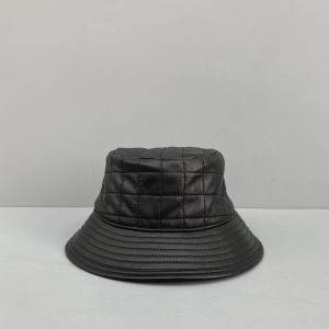 Luxury Womens Hats Celine 2021 Black Lambskin Bucket Hat A141PP480 AA160215