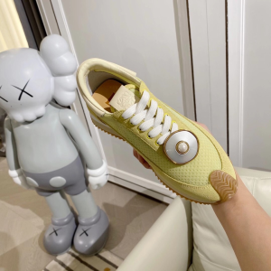 Luxury Womens Shoes Loewe Pearl Runner Sneaker in Green 35 To 40 A136PP480 AA160186