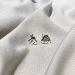 Luxury Womens Jewelry Gucci Earring Gucci Silver Heart Earrings A152PP160 AA160610
