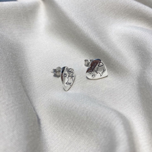 Luxury Womens Jewelry Gucci Earring Gucci Silver Heart Earrings A152PP160 AA160610