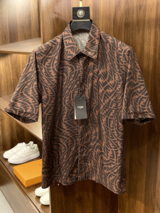 Fendi FF Vertigo Print Oversize Shirt 