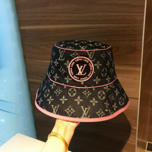 Louis Vuitton Monogram Bucket Hat Pink 