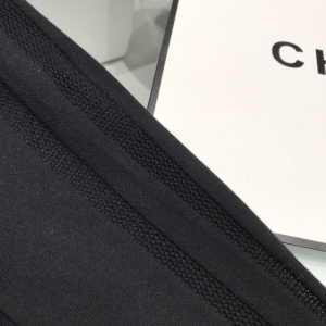 Luxury Womens Clothing Chanel Black Knit Cotton Cardigan SML A29PP580 AA160801