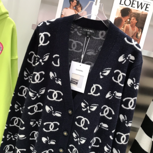Luxury Womens Clothing Chanel CC Logo Knit Cardigans SML A29PP680 AA160804