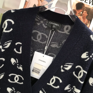Luxury Womens Clothing Chanel CC Logo Knit Cardigans SML A29PP680 AA160804