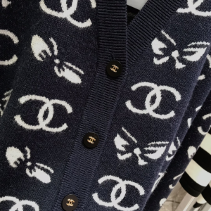 Luxury Womens Clothing Chanel CC Logo Knit Cardigans SML A29PP680 AA160804