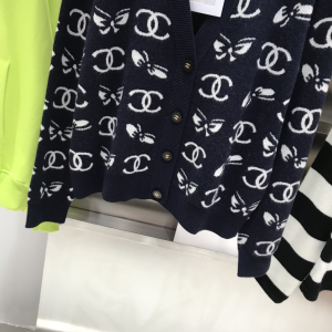 Luxury Womens Clothing Chanel CC Logo Knit Cardigans SML A29PP680 AA160804