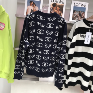 Luxury Womens Clothing Chanel CC Logo Knit Cardigans SML A29PP680 AA160804