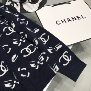 Luxury Womens Clothing Chanel CC Logo Knit Cardigans SML A29PP680 AA160804