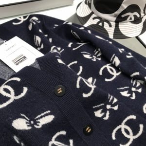 Luxury Womens Clothing Chanel CC Logo Knit Cardigans SML A29PP680 AA160804