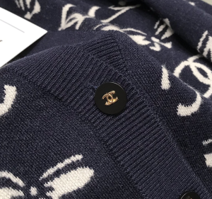 Luxury Womens Clothing Chanel CC Logo Knit Cardigans SML A29PP680 AA160804