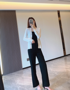 Luxury Womens Clothing Chanel White Knit Cotton Cardigan SML A29PP580 AA160802