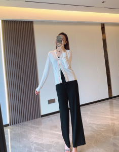 Luxury Womens Clothing Chanel White Knit Cotton Cardigan SML A29PP580 AA160802