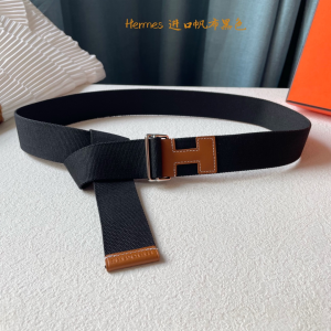 Hermes Nomade Knotted Style Belt Black 40MM 
