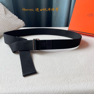 Hermes Nomade Knotted Style Belt Black 40MM 
