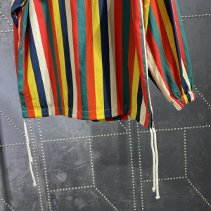 Luxury Womens Clothing Gucci Multicolor Stripes Hoodies Jacket SML A154PP580 AA161348