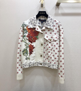 Louis Vuitton Mixed Floral Trucker Jacket 