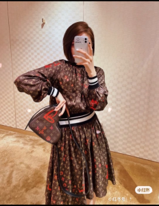 Luxury Womens Clothing Louis Vuitton Monogram Dress SML A154PP580 AA161353