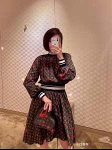 Luxury Womens Clothing Louis Vuitton Monogram Dress SML A154PP580 AA161353