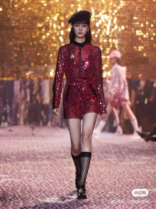 Luxury Womens Hat Dior Mesh Beret with Veil in Black Cotton A154PP580 AA161357