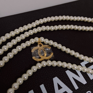 Luxury Womens Jewelry Chanel Necklace Chanel White Pearls Necklaces A152PP150 AA161343