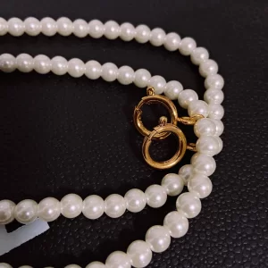 Luxury Womens Jewelry Chanel Necklace Chanel White Pearls Necklaces A152PP150 AA161343